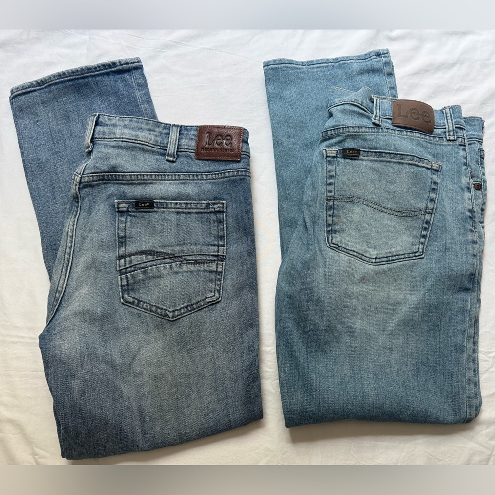 Lee Men’s Jeans Denim Classic Fit Straight Fit Size 34x30